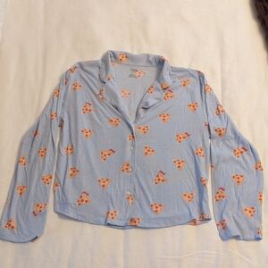 Victoria's Secret Pink Pizza Sleepwear Top